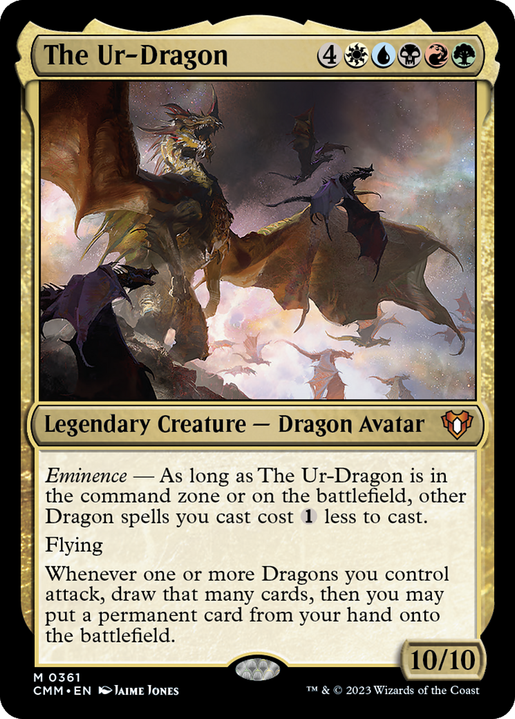 The Ur-Dragon (CMM-361) - mythic - Foil
