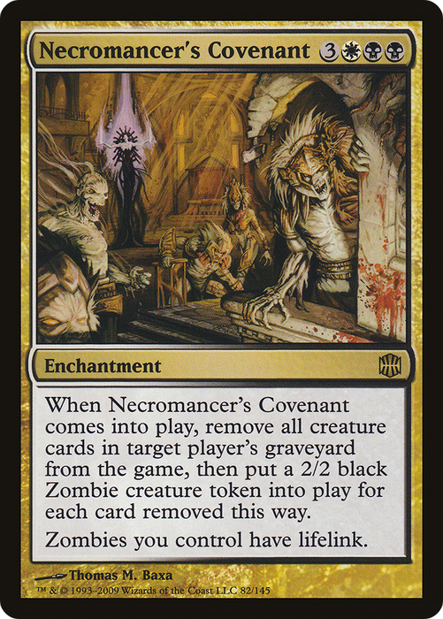 Necromancer's Covenant (ARB-082) - rare