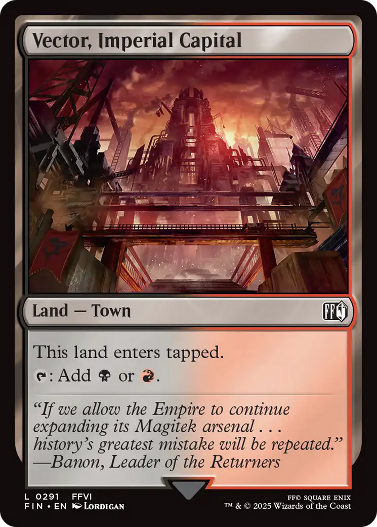 Vector, Imperial Capital (FIN-291) - common