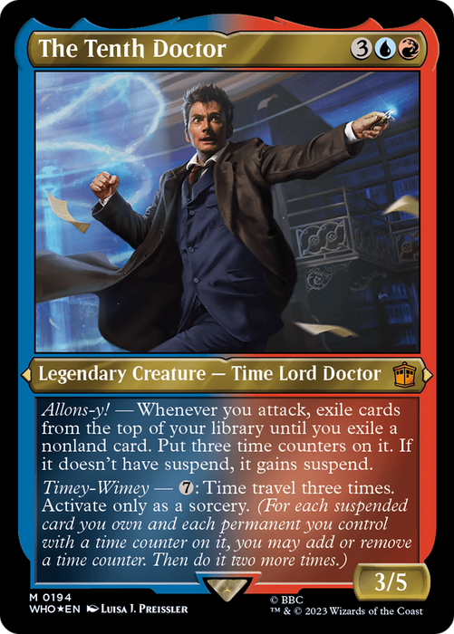 The Tenth Doctor (WHO-194) - mythic - Etched Foil