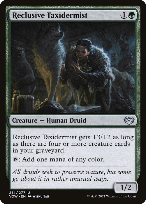 Reclusive Taxidermist (VOW-214) - uncommon