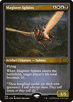Magister Sphinx (2X2-519) - rare - Etched Foil