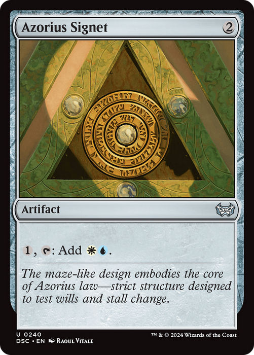 Azorius Signet (DSC-240) - uncommon