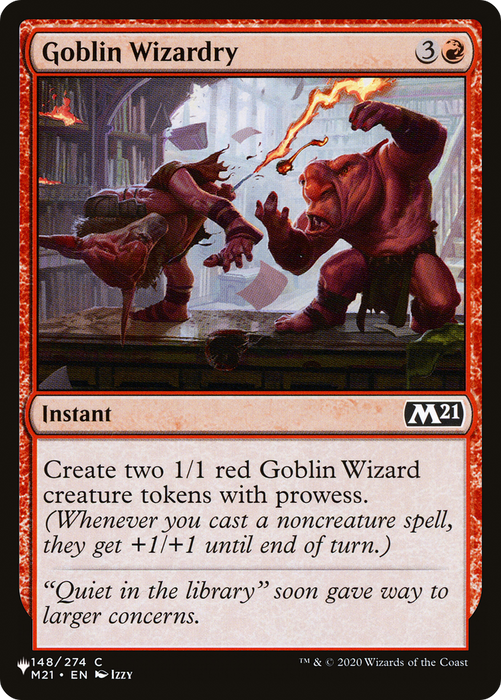Goblin Wizardry (LIST-M21-148) - common