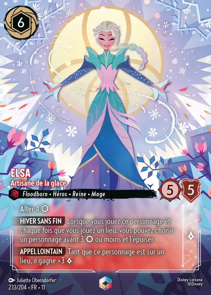 Elsa - Artisane de la glace (Enchantée) (233/204) - G - Enchantée - Holofoil