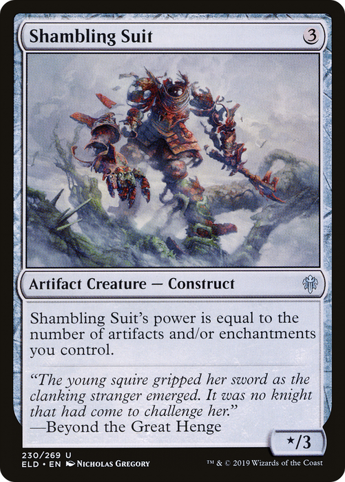 Shambling Suit (ELD-230) - uncommon - Foil