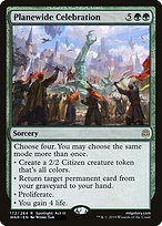 Planewide Celebration (WAR-172) - rare - Foil