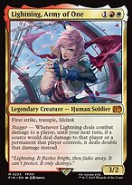 Lightning, Army of One (FIN-233) - mythic - Foil