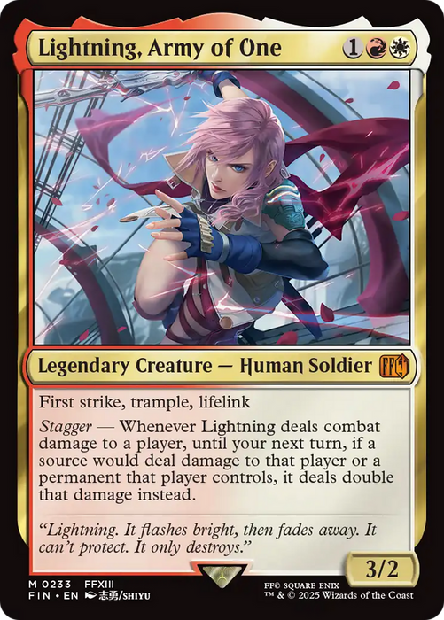 Lightning, Army of One (FIN-233) - mythic
