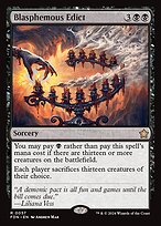 Blasphemous Edict (FDN-057) - rare