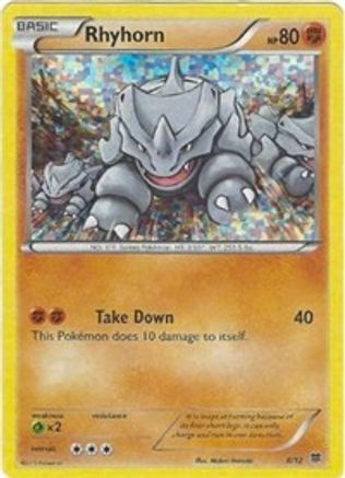 Rhyhorn (008/12) - MP2  - Promo - Holofoil