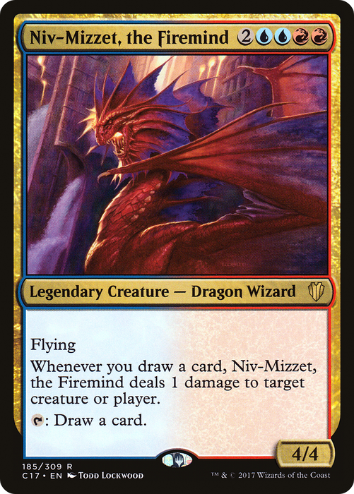 Niv-Mizzet, the Firemind (C17-185) - rare