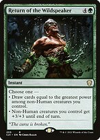 Return of the Wildspeaker (C21-205) - rare