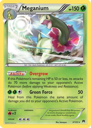 Meganium (003/122) - XB  - Holo Rare - Holofoil