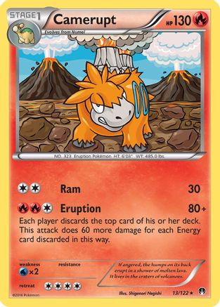 Camerupt (013) - XB  - Rare