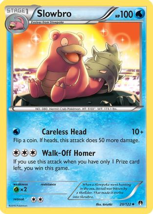 Slowbro (020/122) - XB  - Uncommon