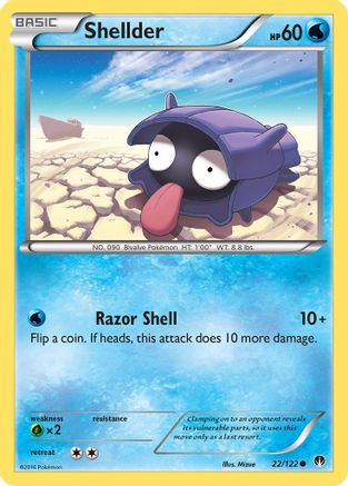 Shellder (22) (022/122) - XB  - Common