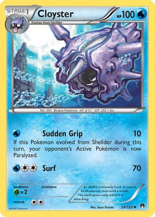 Cloyster (024) - XB  - Uncommon