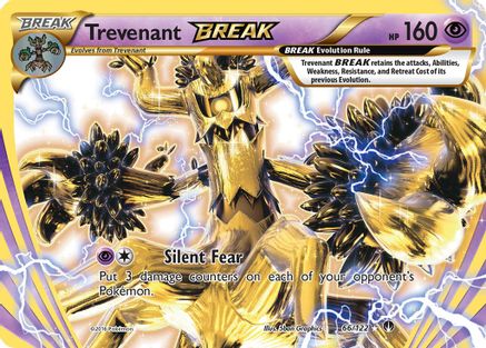 Trevenant BREAK (066/122) - XB  - Rare BREAK - Holofoil