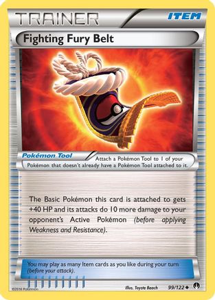 Fighting Fury Belt (099/122) - XB  - Uncommon