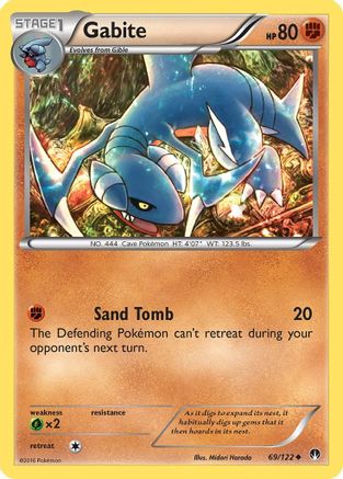 Gabite (069/122) - XB  - Uncommon - Reverse Holofoil