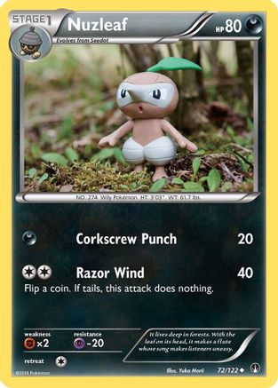 Nuzleaf (072/122) - XB  - Uncommon