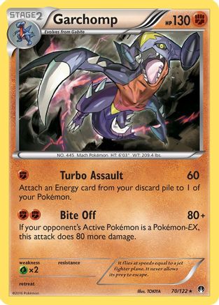 Garchomp (070/122) - XB  - Holo Rare - Holofoil