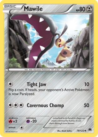 Mawile (078/122) - XB  - Uncommon - Reverse Holofoil