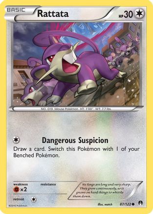 Rattata (087/122) - XB  - Common