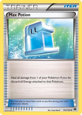 Max Potion (103/122) - XB  - Uncommon - Reverse Holofoil