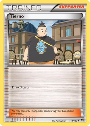 Tierno (112/122) - XB  - Uncommon - Reverse Holofoil