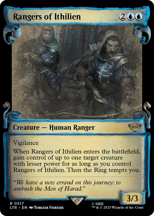 Rangers of Ithilien (LTR-517) - rare: (Showcase) - Foil