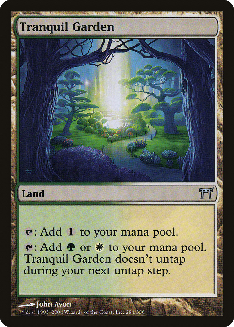 Tranquil Garden (CHK-284) - uncommon - Foil