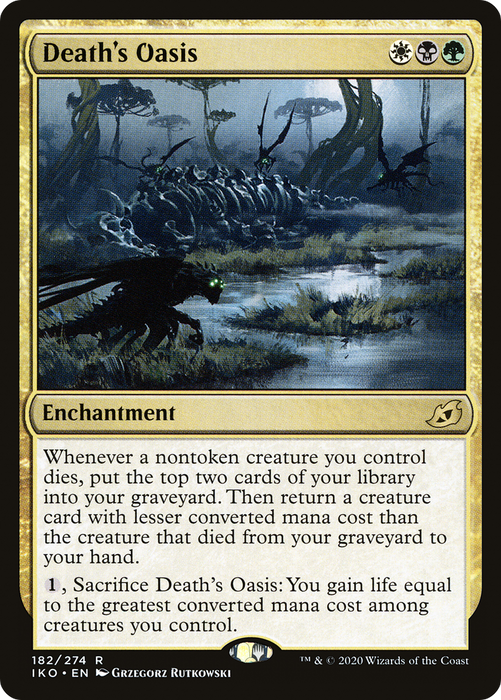 Death's Oasis (IKO-182) - rare - Foil