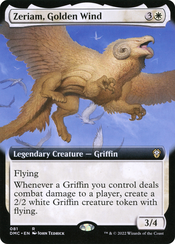 Zeriam, Golden Wind (DMC-081) - rare: (Extended Art)