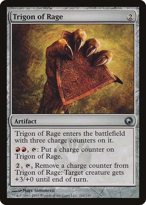 Trigon of Rage (SOM-216) - uncommon - Foil