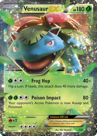 Venusaur EX (001/83) - G  - Ultra Rare - Holofoil
