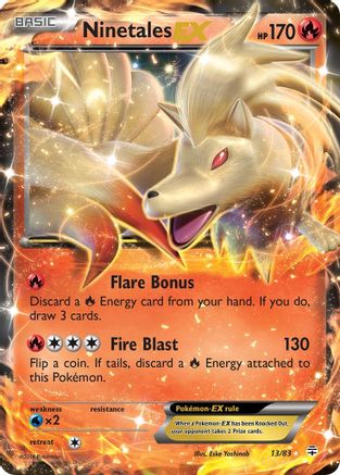 Ninetales EX (013/83) - G  - Ultra Rare - Holofoil