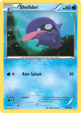 Shellder (019) - G  - Common