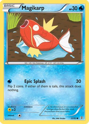 Magikarp (022/83) - G  - Common - Reverse Holofoil