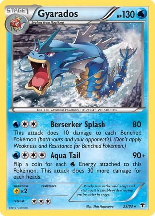 Gyarados (023/83) - G  - Rare - Reverse Holofoil