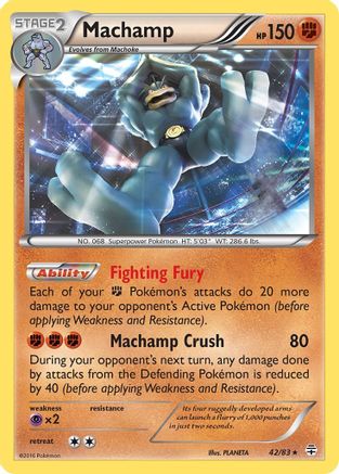 Machamp (042/83) - G  - Holo Rare - Holofoil