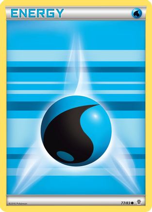 Water Energy (077/83) - G  - Common - Reverse Holofoil