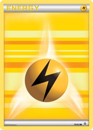 Lightning Energy (078/83) - G  - Common - Reverse Holofoil