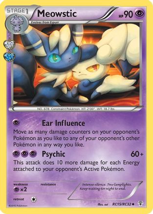 Meowstic (RC15/RC32) - GRC  - Uncommon - Holofoil