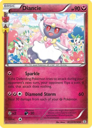 Diancie (RC22/RC32) - GRC  - Uncommon - Holofoil
