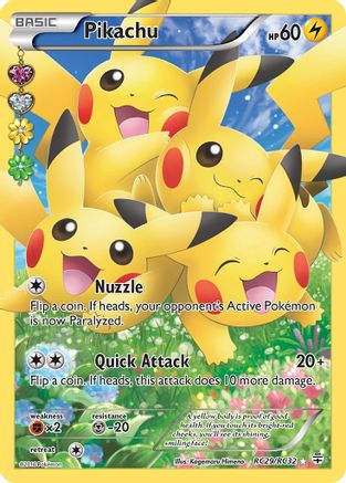 Pikachu (Full Art) (RC29/RC32) - GRC  - Ultra Rare - Holofoil