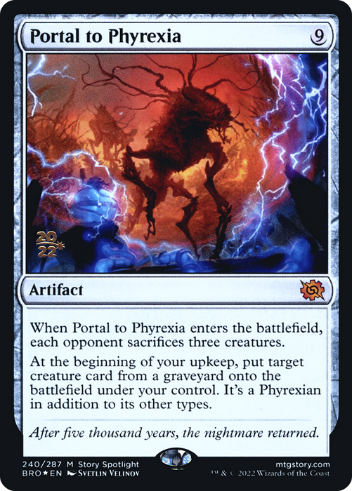 Portal to Phyrexia (PRE-240S) - mythic - Foil