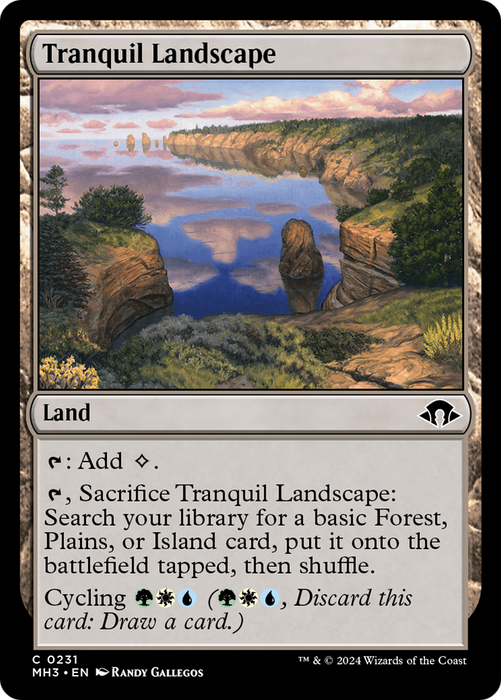 Tranquil Landscape (MH3-231) - common - Foil