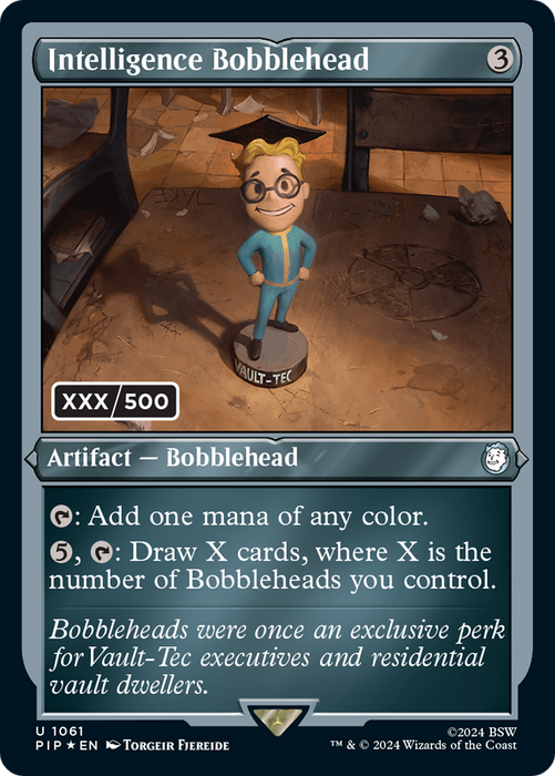 Intelligence Bobblehead (PIP-1061) - uncommon - Foil